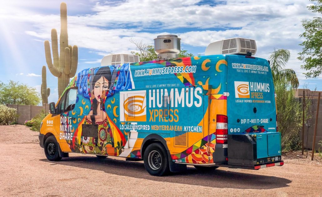 Photo of the Hummus Xpress Greek Food Truck